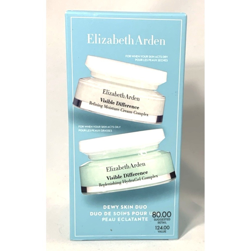 Elizabeth Arden Visible Difference Moisture Cream + HydroGel Set SEALED in Box